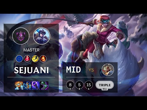 Sejuani Mid vs Corki - EUW Master Patch 11.17