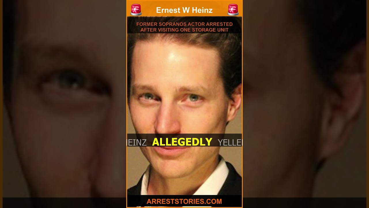 FORMER SOPRANOS ACTOR ARRESTED AFTER VISITING ONE STORAGE UNIT