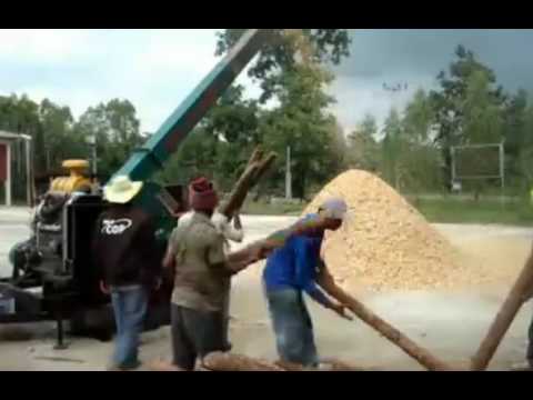 ขายเครื่องสับไม้ เครื่องย่อยกื่งไม้ disc wood chipper 