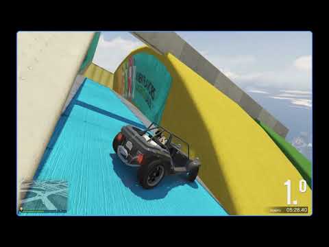 🚗Carrera Troll GTA V -- No pueden pasar de ese punto