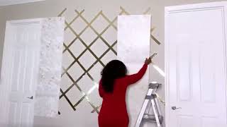 5 MINUTES WALL IDEA! BEDROOM DIY HEADBOARD IDEA
