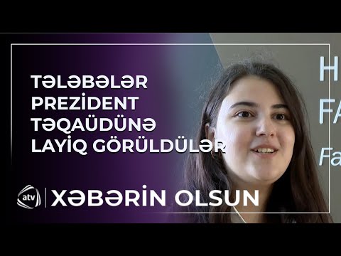 Bəzi tələbələr Prezident təqaüdünə layiq görüldülər