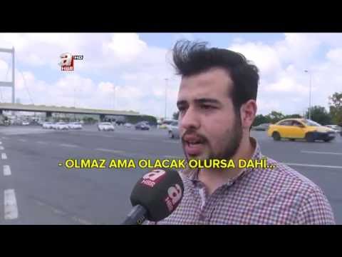 Tankları çeken Konya'lı öğrenci Taha Koyuncu - 15 Temmuz Şehitler Köprüsü - Atv / A Haber röportaj