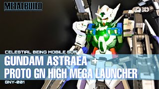【鋼の女神】METAL BUILD ガンダムアストレア＋プロトGNハイメガランチャー / GUNDAM ASTRAEA ＋ PROTO GN HIGH MEGA LAUNCHER Review