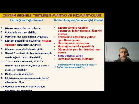 32. Eşleştirmeli Test - Çoktan Seçmeli Test hazırlama