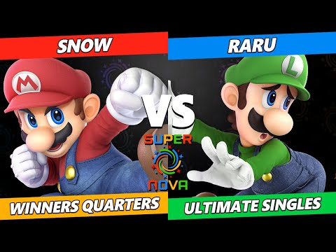 Supernova 2024 Winners Quarters - Snow (Mario) Vs. Raru (Luigi) Smash Ultimate Tournament