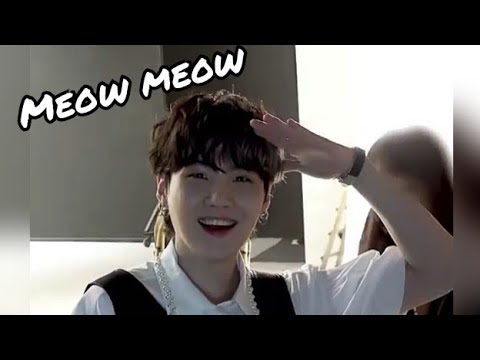 Suga Cute moments- meow meow