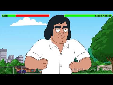 Stan Smith vs. Stelio Kontos with healthbars