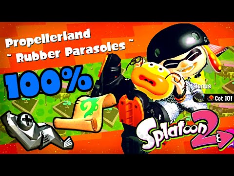 Splatoon 2 Full Walkthrough 🎨 Stage 20 - Propellerland 🎨 All Scrolls & Sardinium