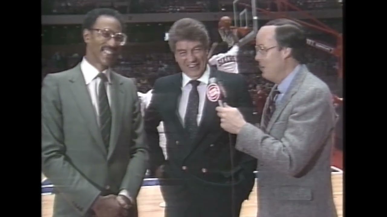 Chuck Daly with one of the most affable pregame coaching interviews of all-time