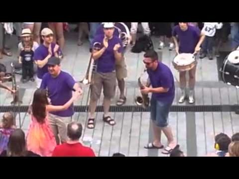 Fat Tuesday Brass band chameleon