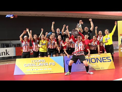 L'AE Penya Esplugues guanya 4 a 0 a l'AE Les Corts UBAE i s'emporta la Copa Catalunya de futbol sala