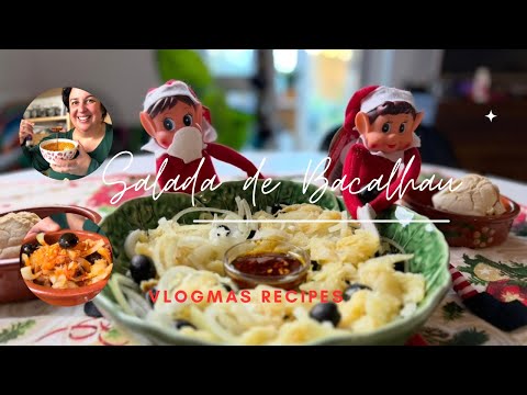VLOGMAS day 11✨ Portuguese Cod Salad | Traditional Salada de Bacalhau Recipe