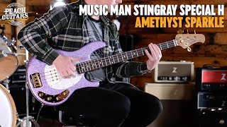 Video thumbnail for No Talking...Just Tones | Music Man StingRay Special Collection | StingRay H - Amethyst Sparkle by Peach Guitars