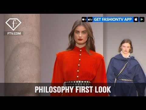 Milan Fashion Week Spring/Summer 2018 - Philosophy First Look | FashionTV