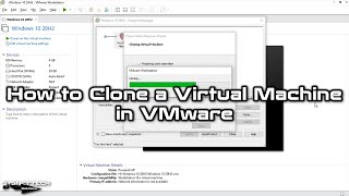 How to Clone a Virtual Machine in VMware Workstation 16 Pro | SYSNETTECH Solutions