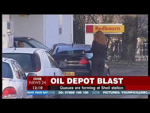 Buncefield Oil Depot Disaster - BBC News 24 - 11/12/2005 - 1200pm