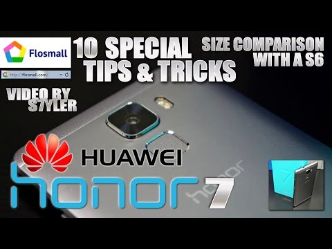 Huawei Honor 7 (10 Tips & Tricks) Bonus video / Size comparison / Google Cardboard App Test