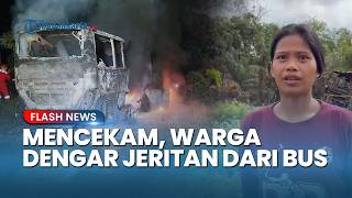 Warga Ceritakan Momen Mencekam Dengar Jeritan Minta Tolong dari Korban Terjepit Bus ALS