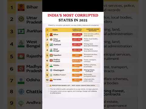 Corruption in your state