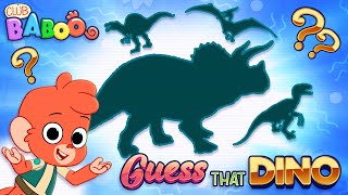 Play Guess That Dino with Club Baboo and Learn Everything about Dinosaurs | 1 HOUR Funny Dino Video