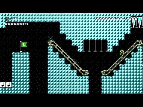 ベルトコンベアの洞窟   Belt conveyor cave by Pökemoń△ - Super Mario Maker 2 - No Commentary 1bz