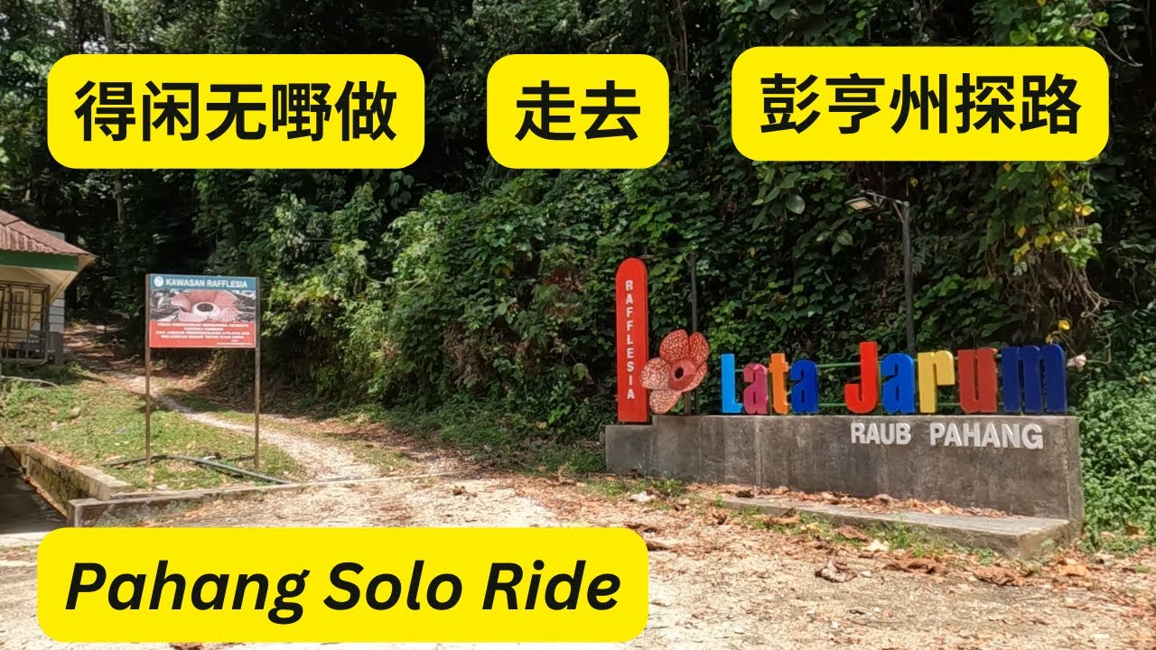 得空没事做，再到彭亨州一日遊，四处去探路水坝，莱佛士花保护林，等等等