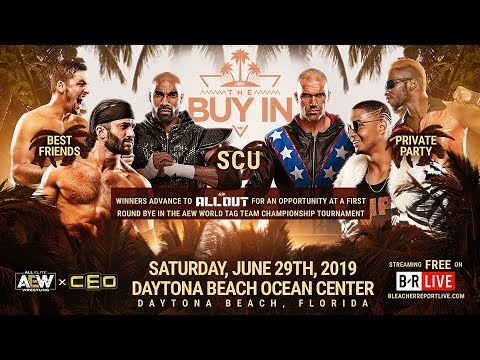 FREE MATCH - Private Party vs SCU vs Best Friends - The Buy In AEW Fyter Fest