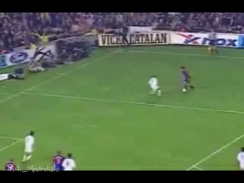 Barcelona vs Real Madrid goal Luis Figo