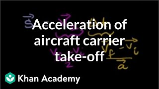 Acceleration of Aircraft Carrier Takeoff