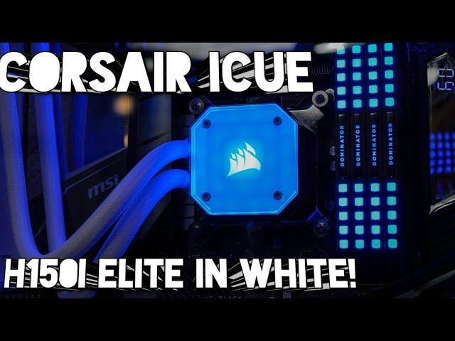 Tản Nhiệt Nước AIO Corsair iCUE H150i ELITE CAPELLIX WHITE