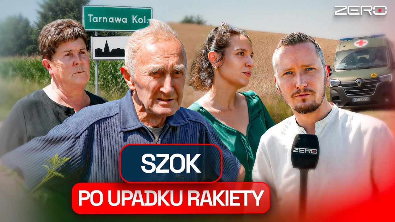 TU SPADŁA RAKIETA. MIESZKAŃCY WSI TARNAWA-KOLONIA MÓWIĄ O NOCNYM WYBUCHU
