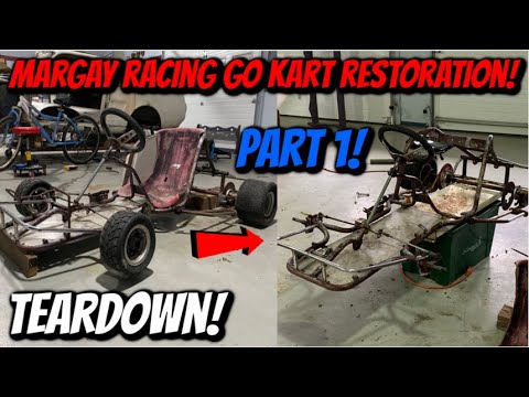 Vintage Margay Racing Go Kart Restoration! (Teardown) - Pt. 1
