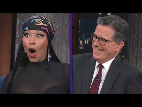 Nicki Minaj Gets SHUT DOWN by Stephen Colbert in RAP BATTLE