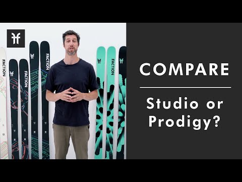 Differences between Studio and Prodigy Series: Faction Skis 23|24