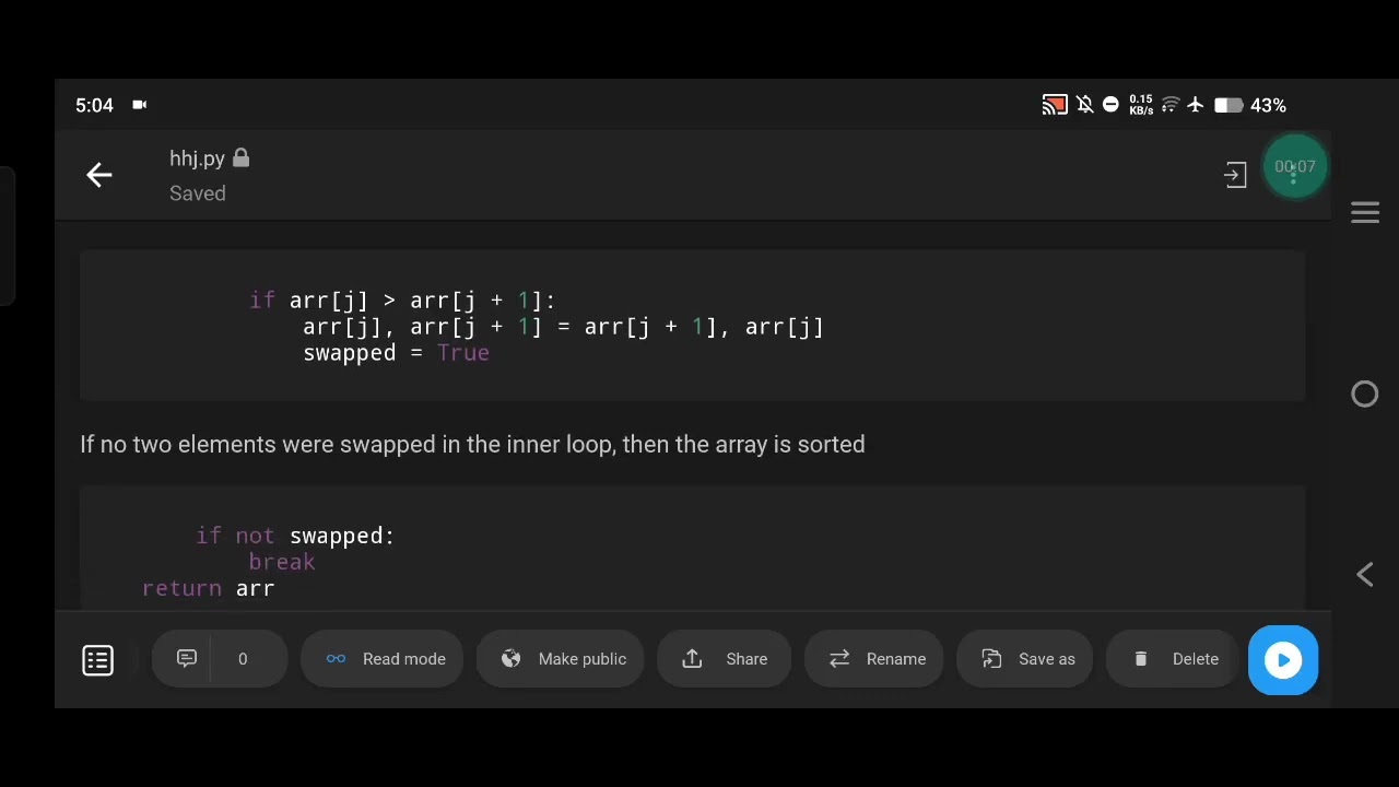 Python Program for Bubble Sort Algorithm - Simple and Effective Sorting