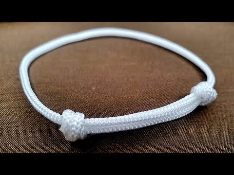 Make the Sliding Knot Friendship Paracord Bracelet