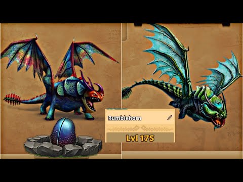 RUMBLEHORN MAX LEVEL 175 TITAN MODE - Dragons: Rise of Berk