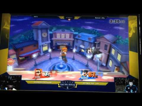 Boreal Ally(Mario) vs ANTi(Luigi) BH5 Top 32 Winners part 2