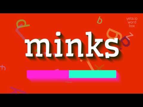 MINKS - HOW TO PRONOUNCE IT?
