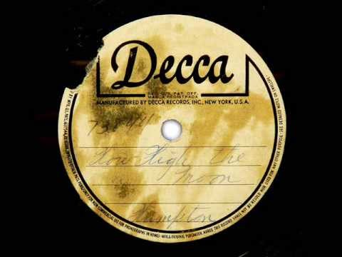 How High The Moon Lionel Hampton Quartet 1947 Test pressing