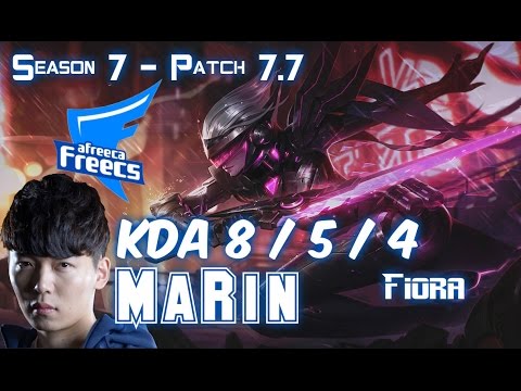 AFs MaRin FIORA vs PANTHEON Top - Patch 7.7 KR Ranked