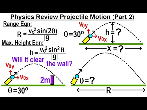 Physics Review Projectile Motion Part 1 of 2