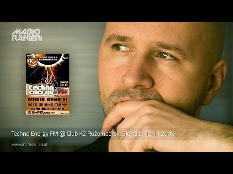 MARIO RANIERI 🎧  Techno Energy FM @ Club K2 Ružomberok, Slovakia 🇸🇰 12.11.2005 (Official Video)