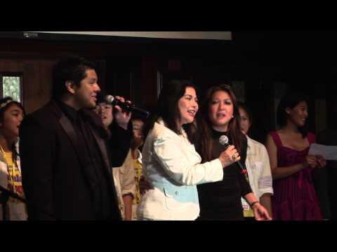 Jenn Cuneta, Joanne Feliciano, Jared Martin Babuschak and others sing at Bantay Bata fundraiser