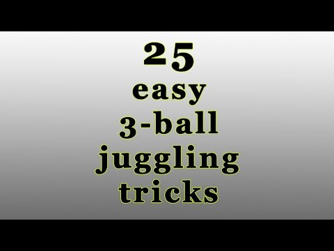 25 easy 3-ball juggling tricks you will find on jakzonglowac channel. Tutorials with ENG subs.