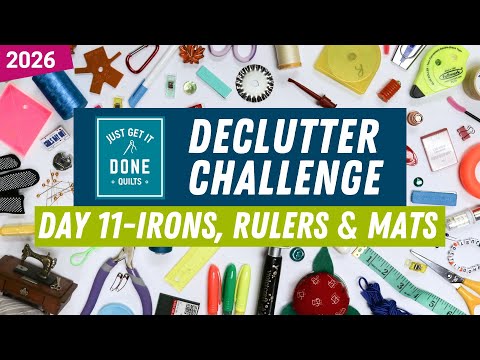 🧹🗑🧽 Day 11-Cutting & Ironing Stations - 2026 Declutter Challenge
