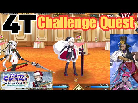 Christmas 2025 Challenge Quest – Easy 4T Clear [FGO][Fate/Grand Order]
