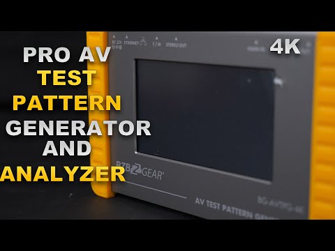 BZBGear BG-AVTPG-4K Video Test Pattern Generator and Analyzer with BG-AVTPG-MINI Installer Kit