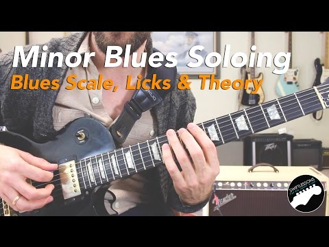 Blues Soloing Guitar Lesson - Upper Extension Licks, and Theory